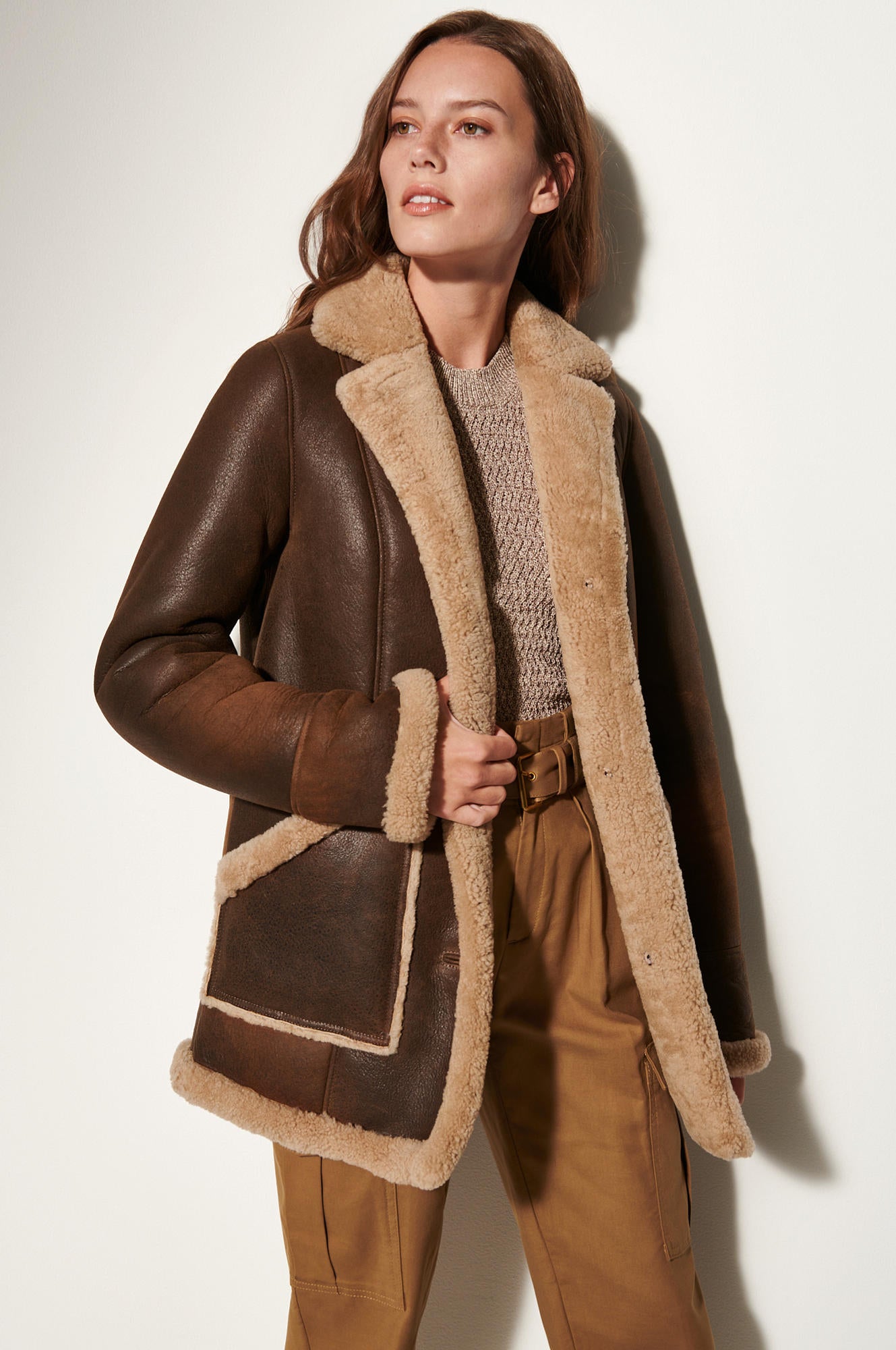 Marleigh Sheepskin Coat