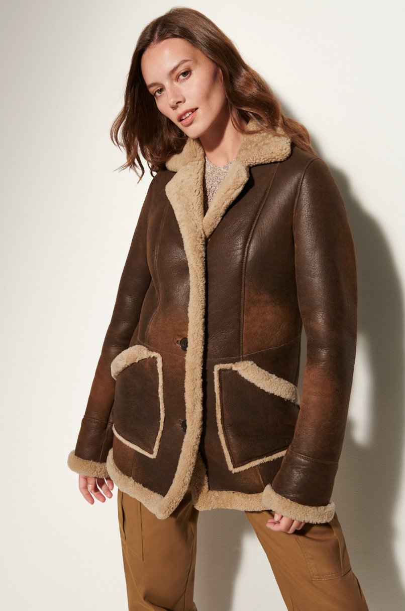 Marleigh Sheepskin Coat