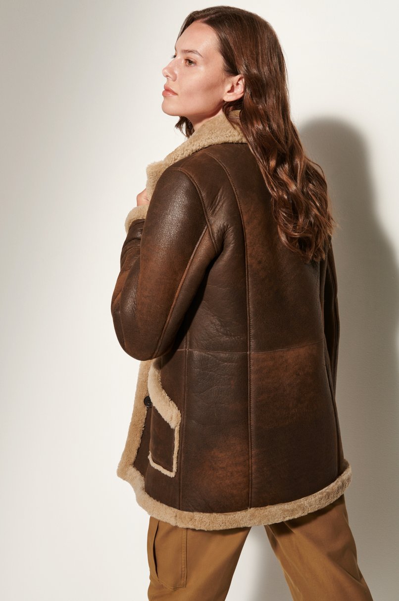 Marleigh Sheepskin Coat