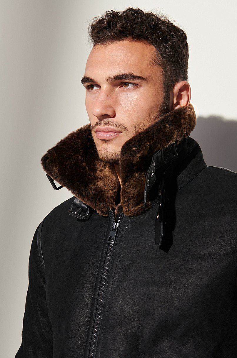 Jason Sheepskin B-3 Bomber Jacket