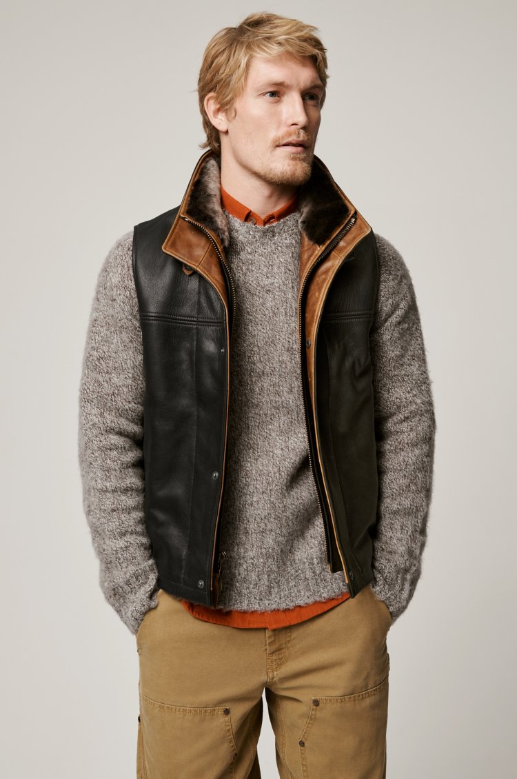 Trekker Leather Vest