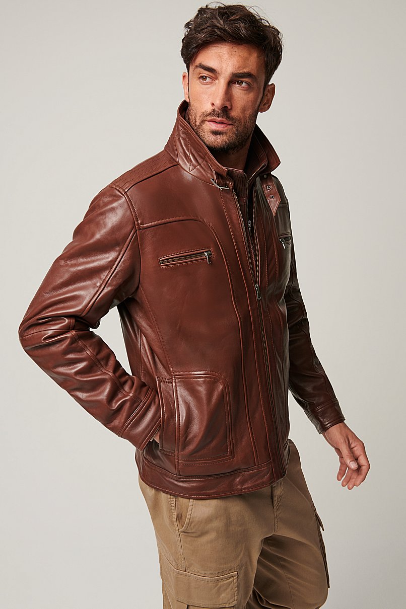 Memphis Leather Moto Jacket