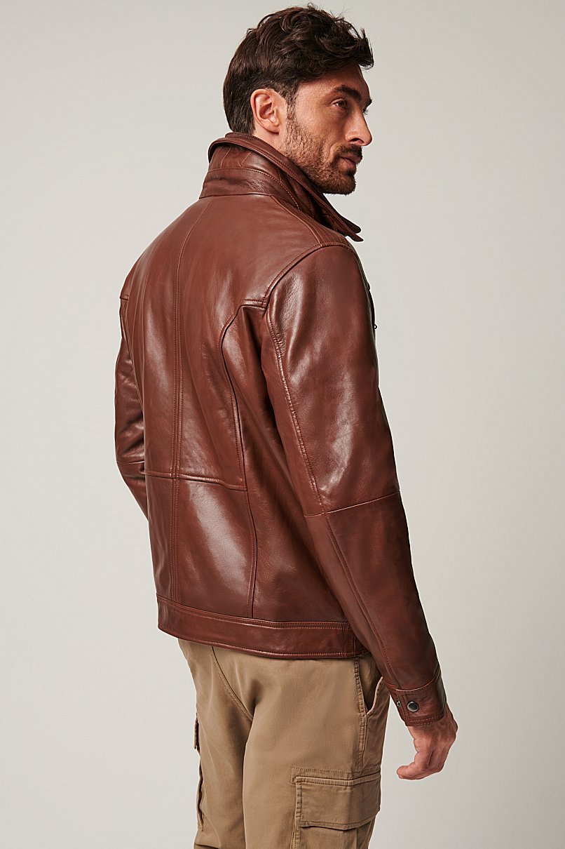 Memphis Leather Moto Jacket