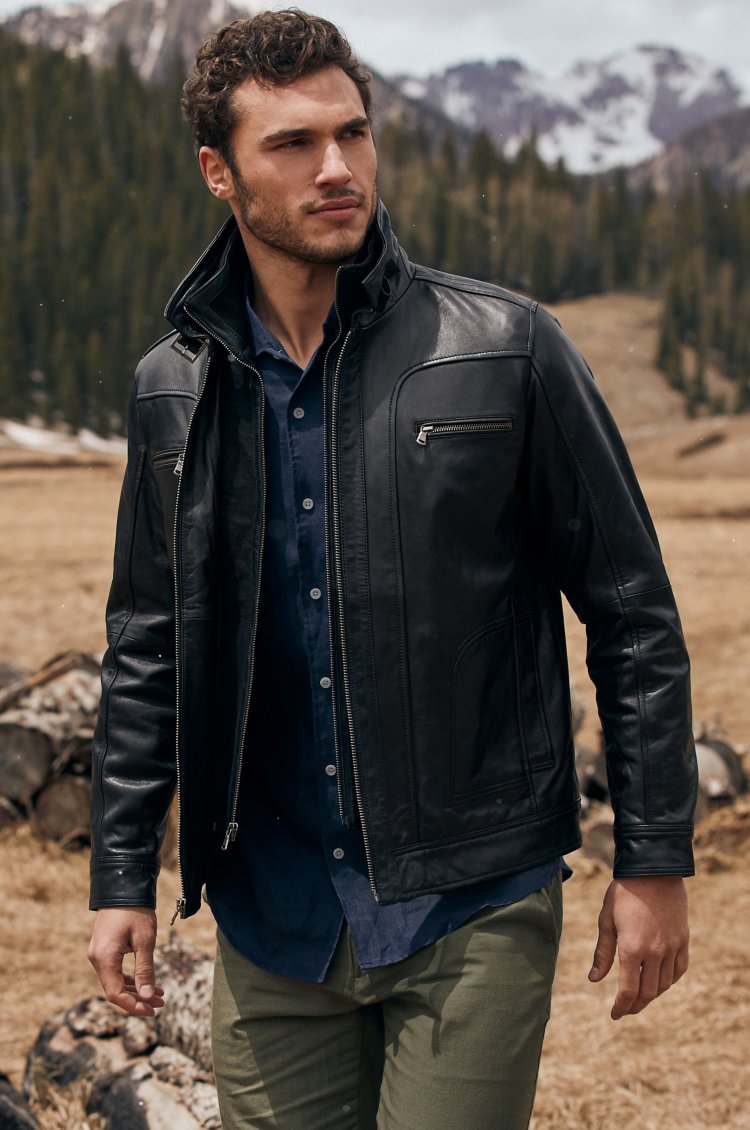 Memphis Leather Moto Jacket