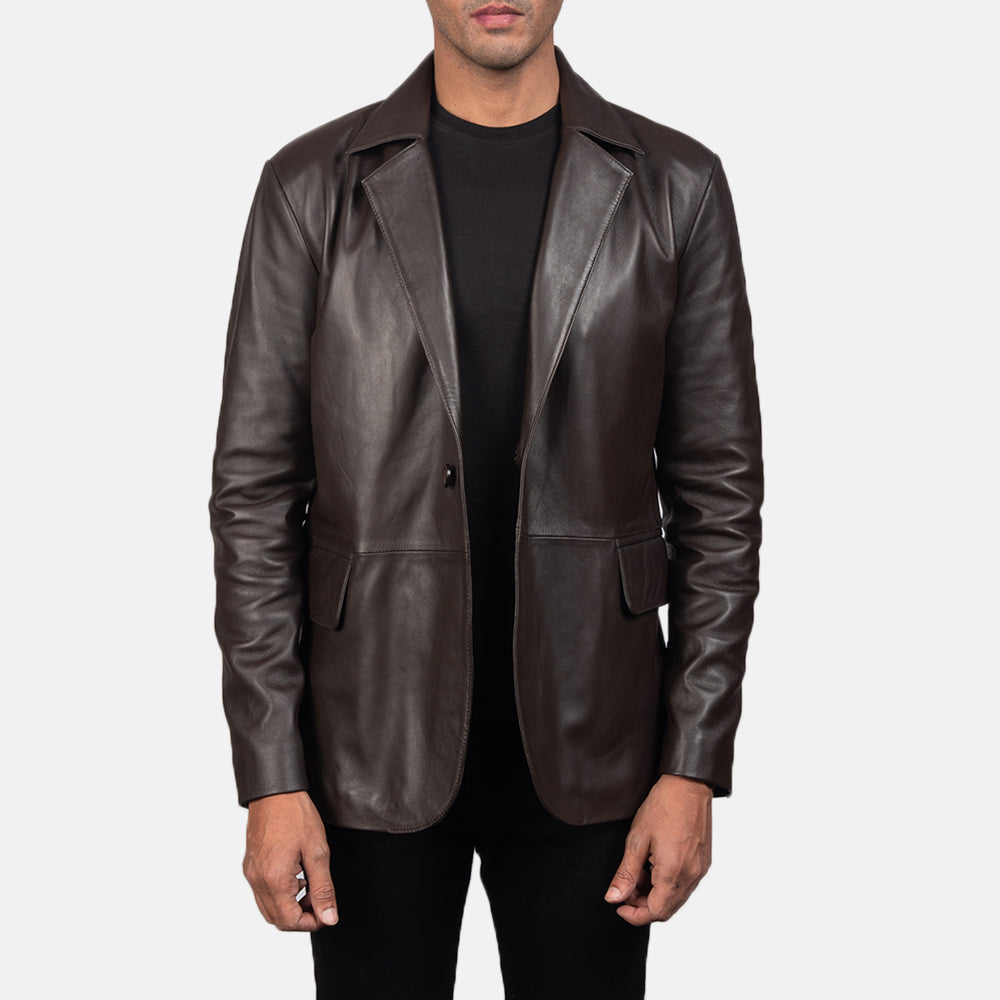 Daron Leather Blazer