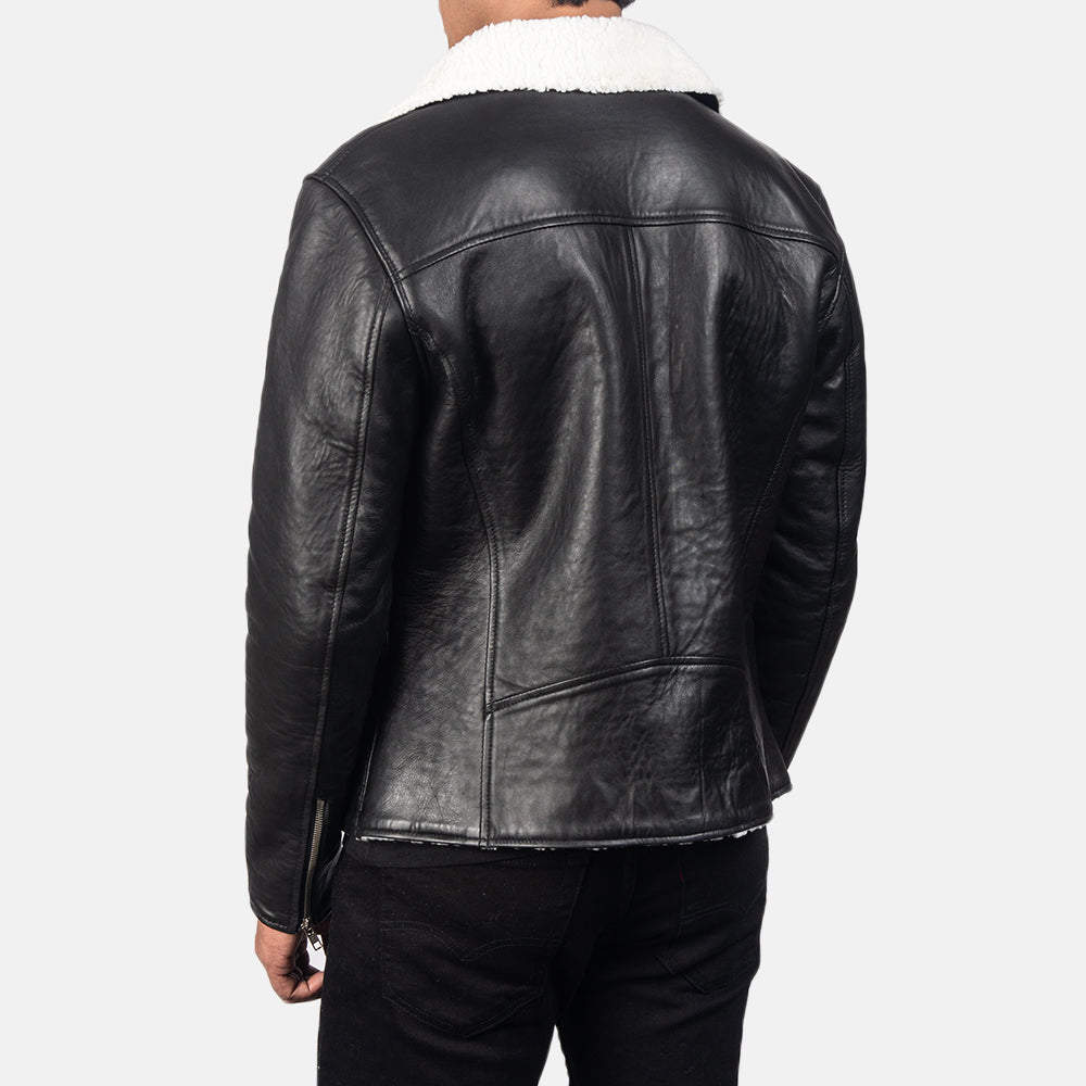 Alberto Shearling Leather Jacket