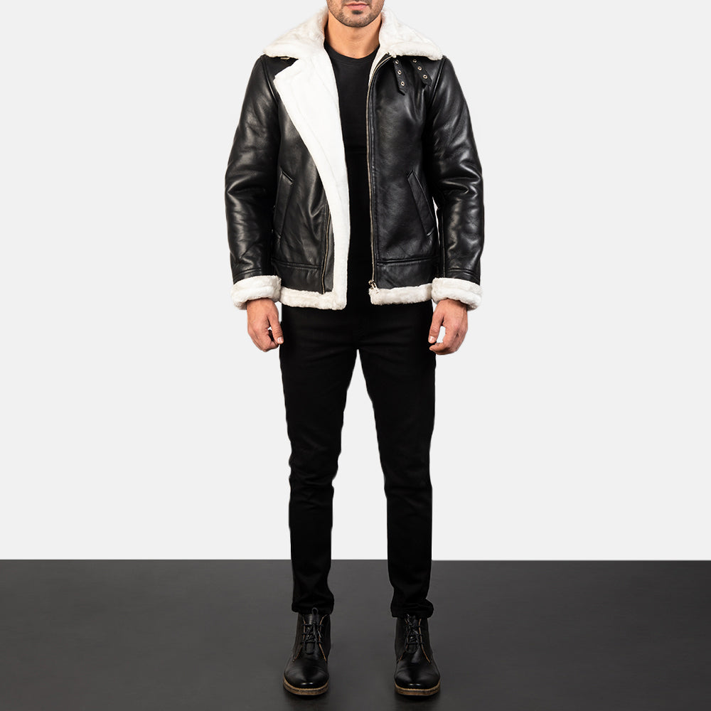 Francis B-3 Leather Bomber Jacket