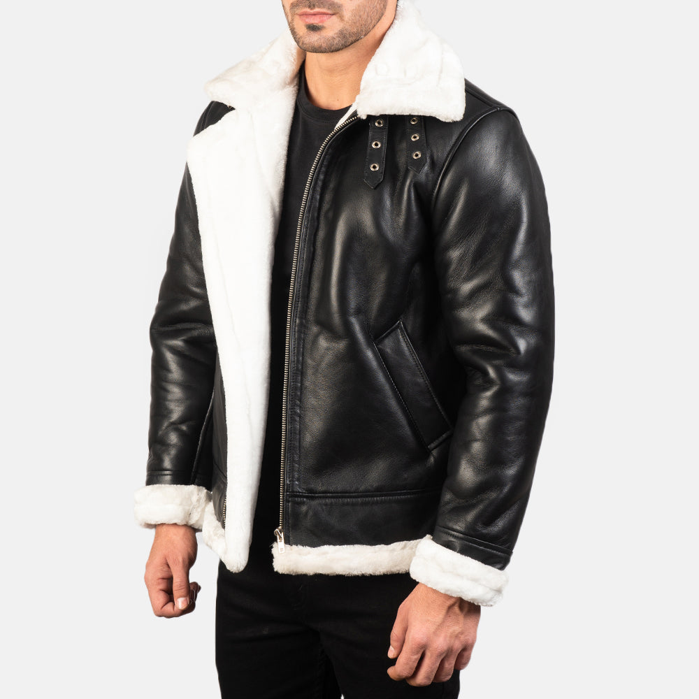 Francis B-3 Leather Bomber Jacket