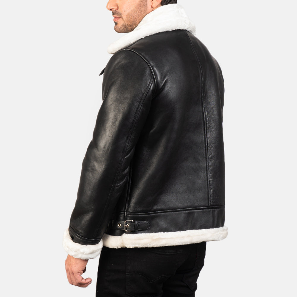 Francis B-3 Leather Bomber Jacket