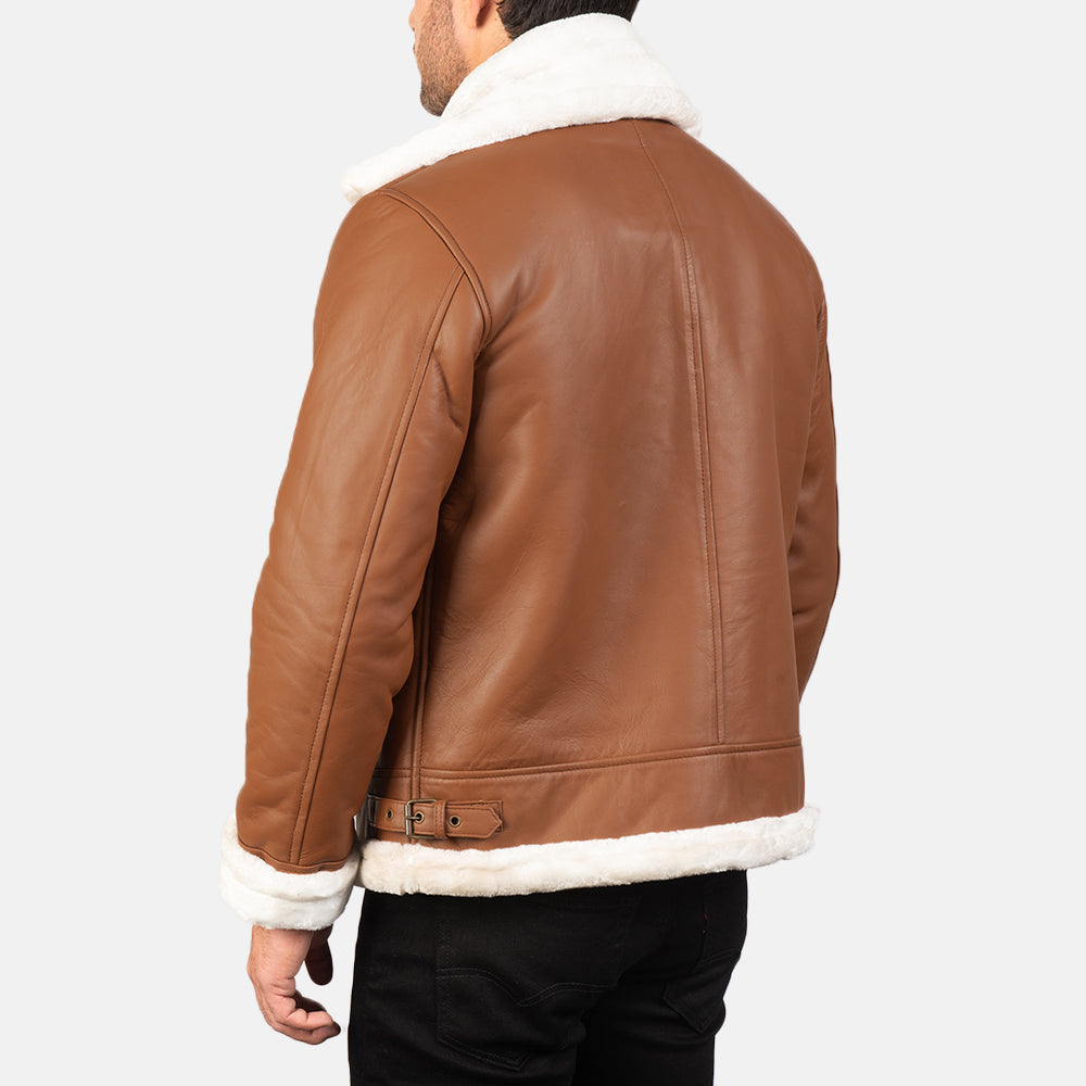 Francis B-3 Leather Bomber Jacket