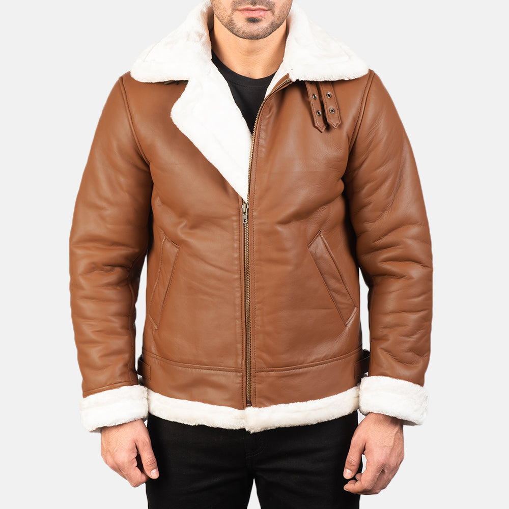 Francis B-3 Leather Bomber Jacket