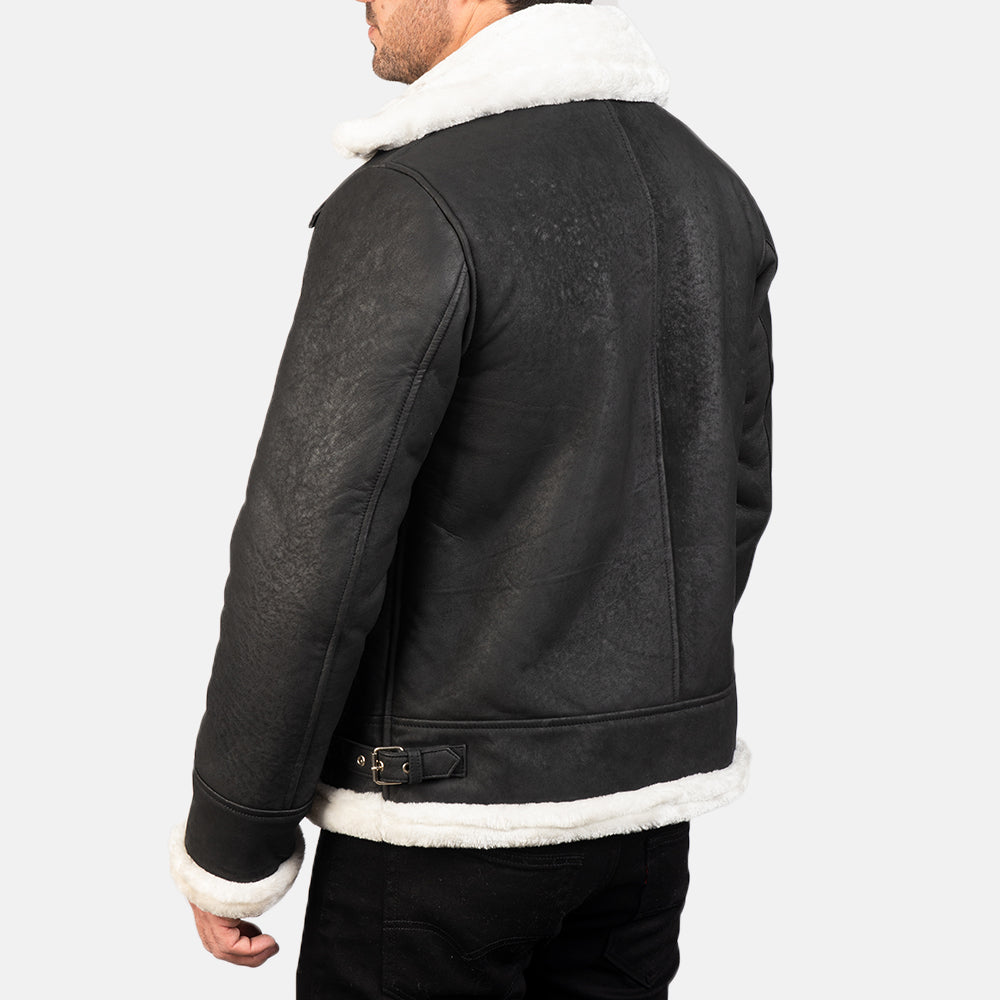 Francis B-3 Leather Bomber Jacket