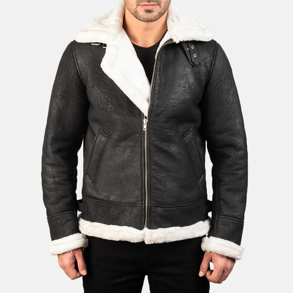 Francis B-3 Leather Bomber Jacket