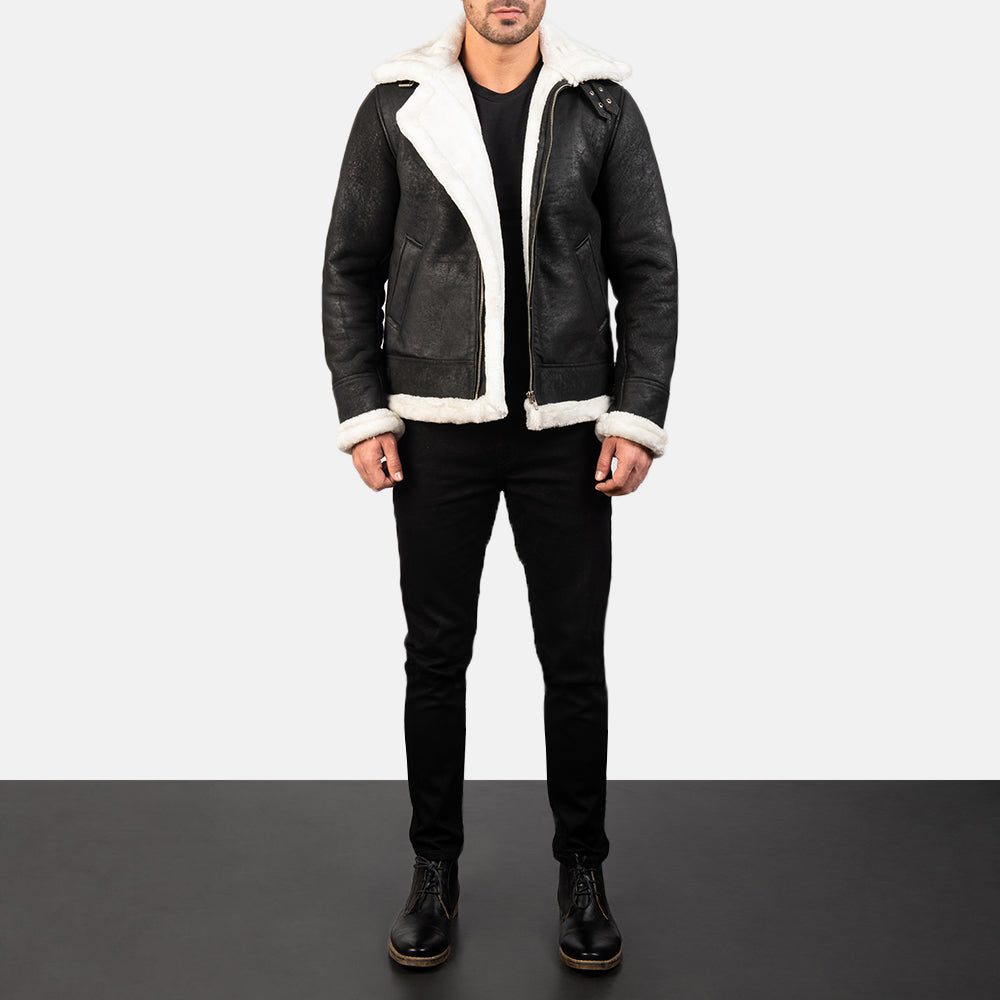 Francis B-3 Leather Bomber Jacket