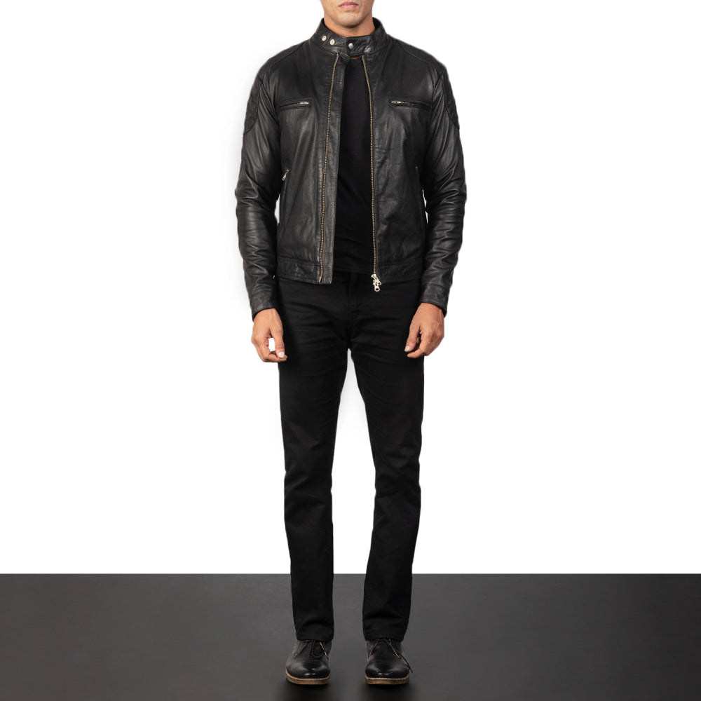 Gatsby Leather Biker Jacket