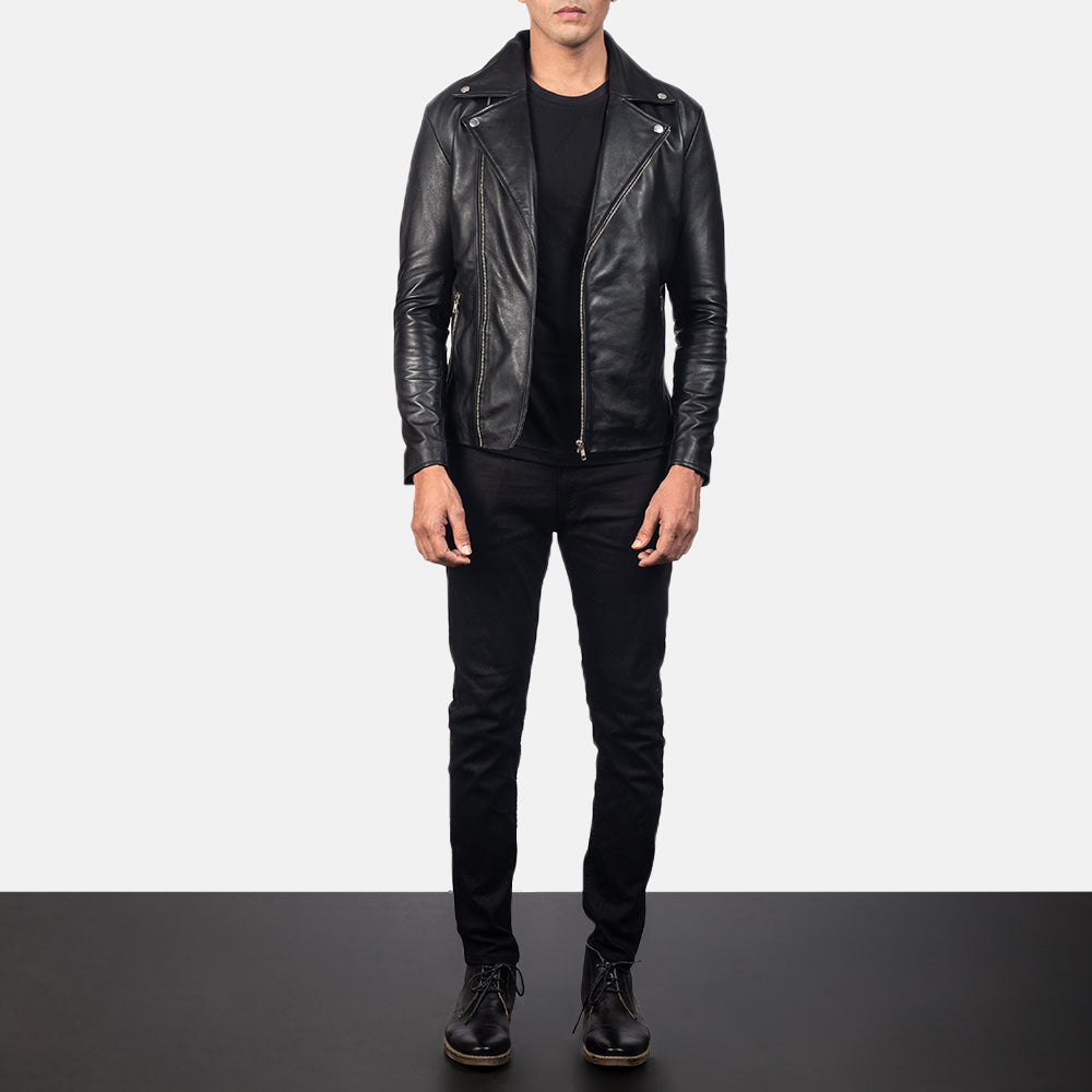 Noah Leather Biker Jacket