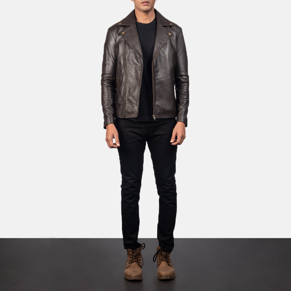 Noah Leather Biker Jacket