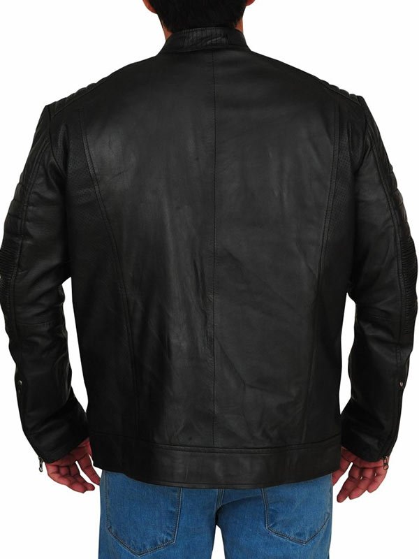 RIVERDALE CHUCK CLAYTON CAFE RACER LEATHER JACKET