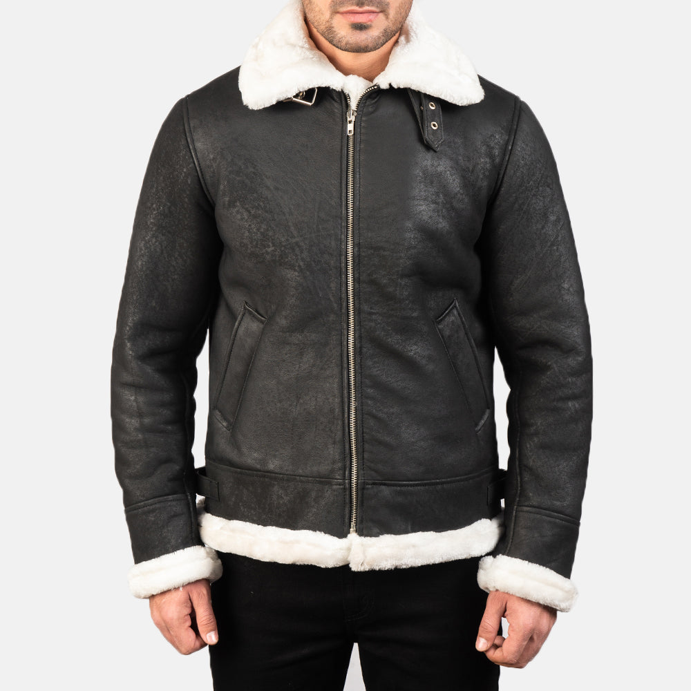 Francis B-3 Leather Bomber Jacket