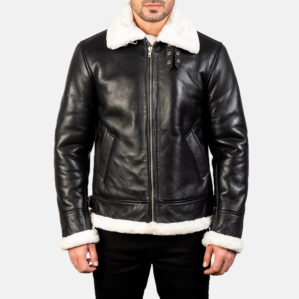 Francis B-3 Leather Bomber Jacket