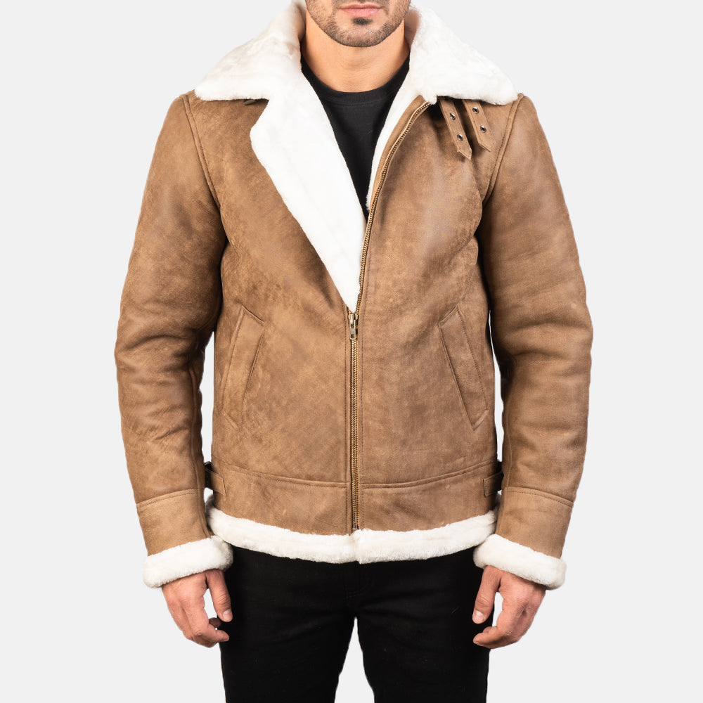 Francis B-3 Leather Bomber Jacket