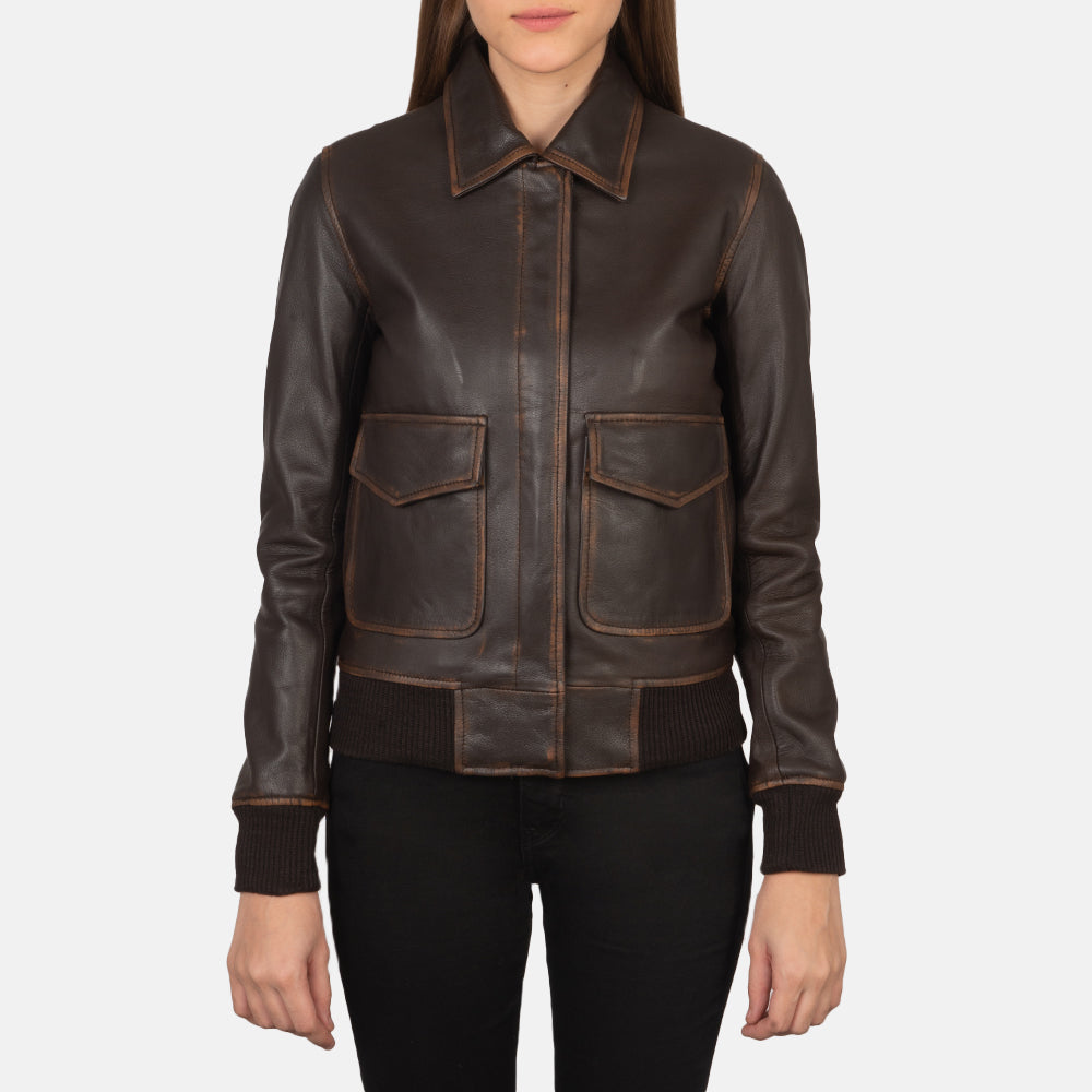 Westa A-2 Leather Bomber Jacket