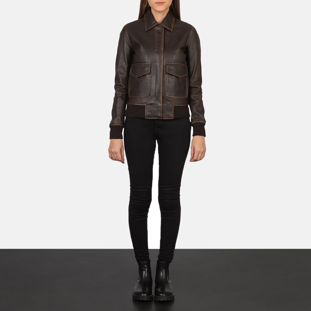 Westa A-2 Leather Bomber Jacket