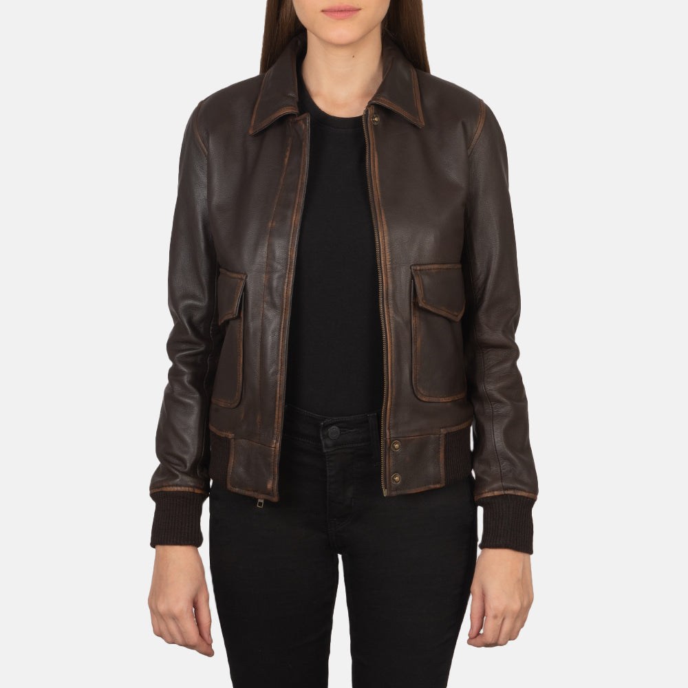 Westa A-2 Leather Bomber Jacket