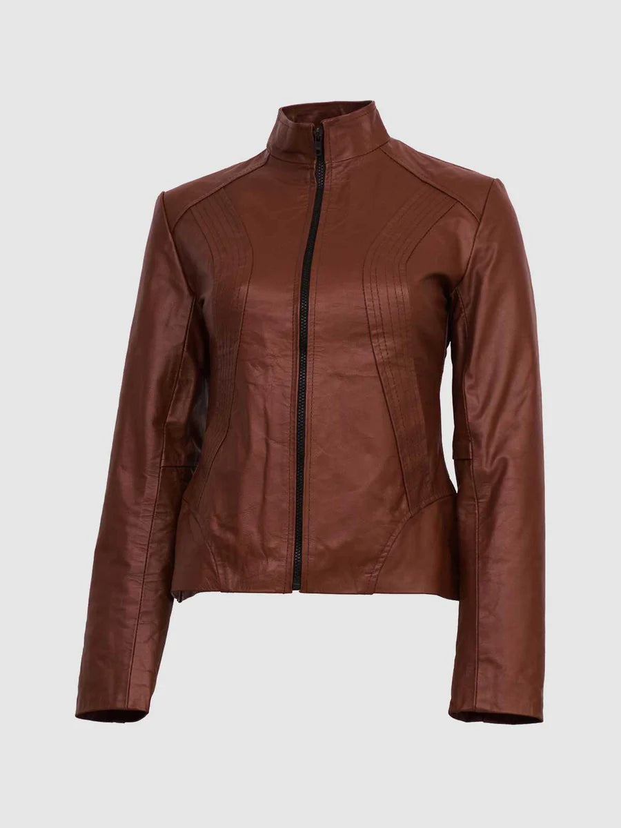 CLASSIC TAN LEATHER JACKET