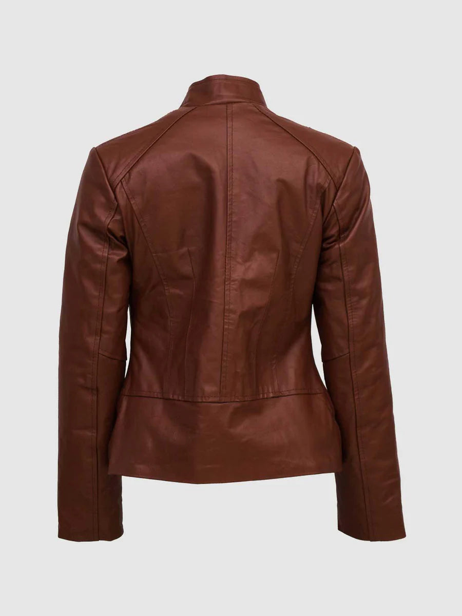 CLASSIC TAN LEATHER JACKET