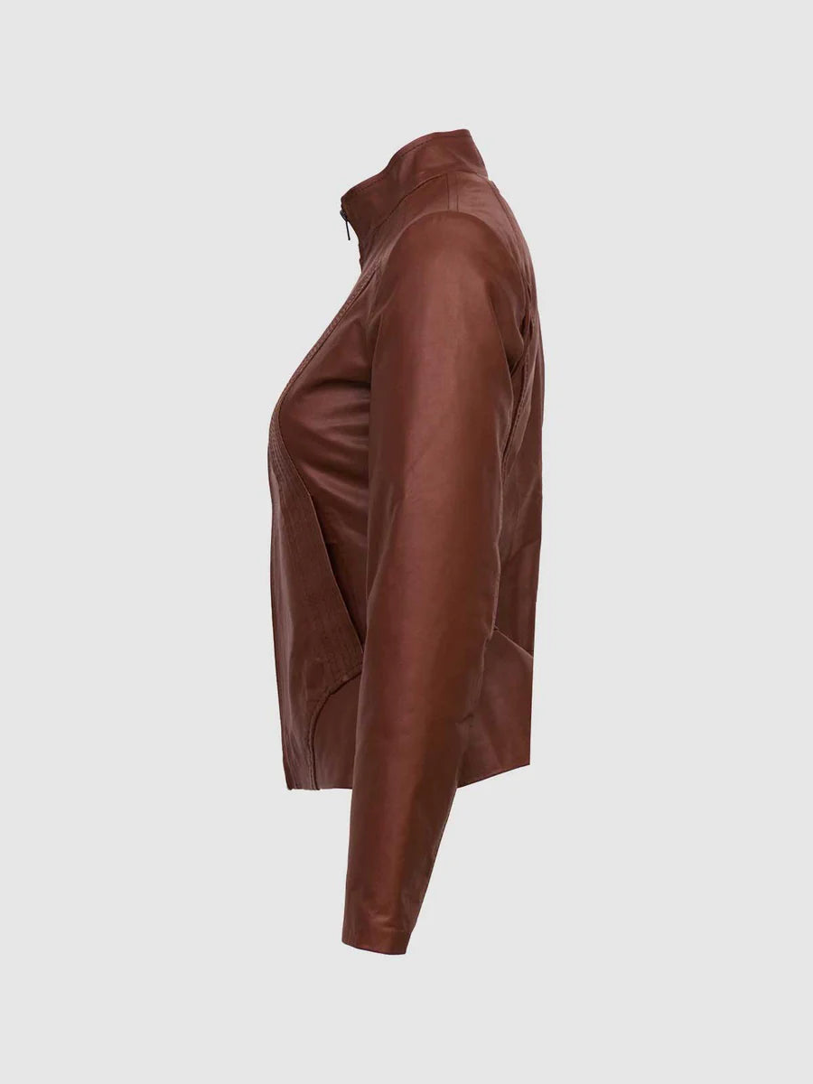 CLASSIC TAN LEATHER JACKET